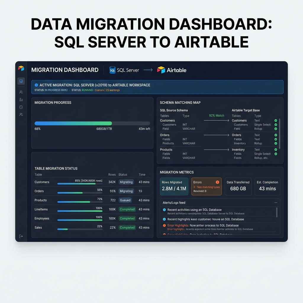 The Safe Migration Guide: Moving Enterprise Legacy Data from SQL to Airtable